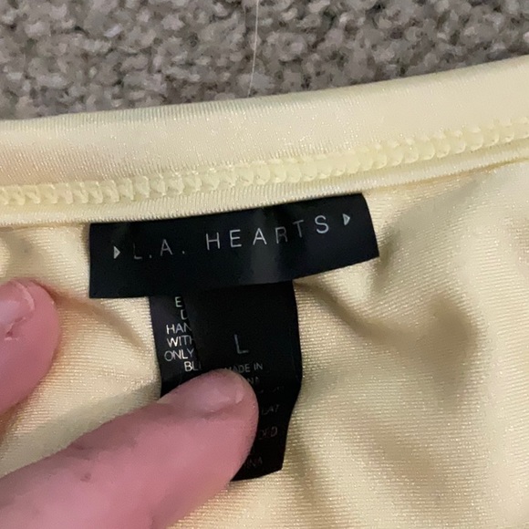 Bikini yellow la hearts large - Picture 3 of 6